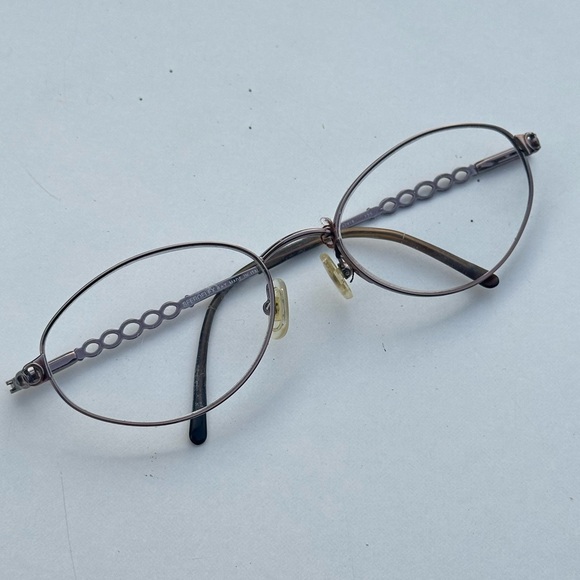 Sferoflex eyeglass frames, Silver tone, Oval Lense, Women’s FRAMES ONLY - Picture 1 of 8